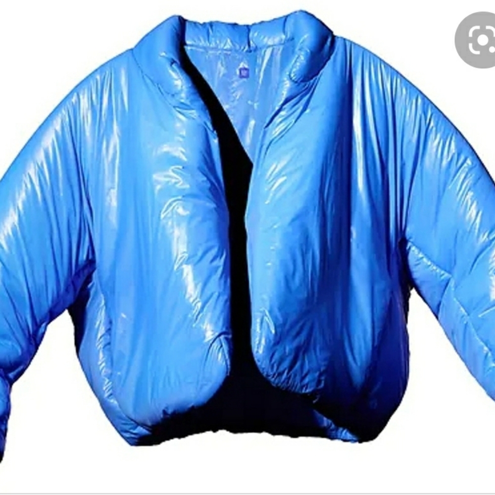 Yzy Gap Yeezy Round Jacket Sz L Blue